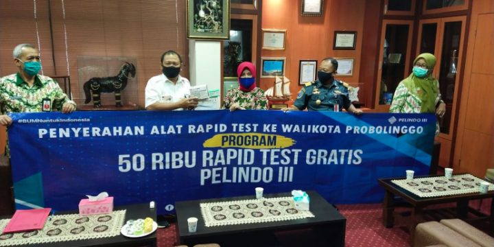 Pelindo-KSOP Serahkan CSR Alat Rapid Test