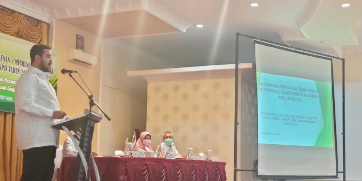 Bappeda Litbang Undang 33 Pesantren dalam Musrenbang Tematik, Usung Tema Lingkungan