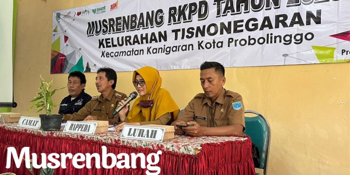 Bappeda Litbang Kota Probolinggo Awali Musrenbang RKPD 2025 di Kelurahan Tisnonegaran